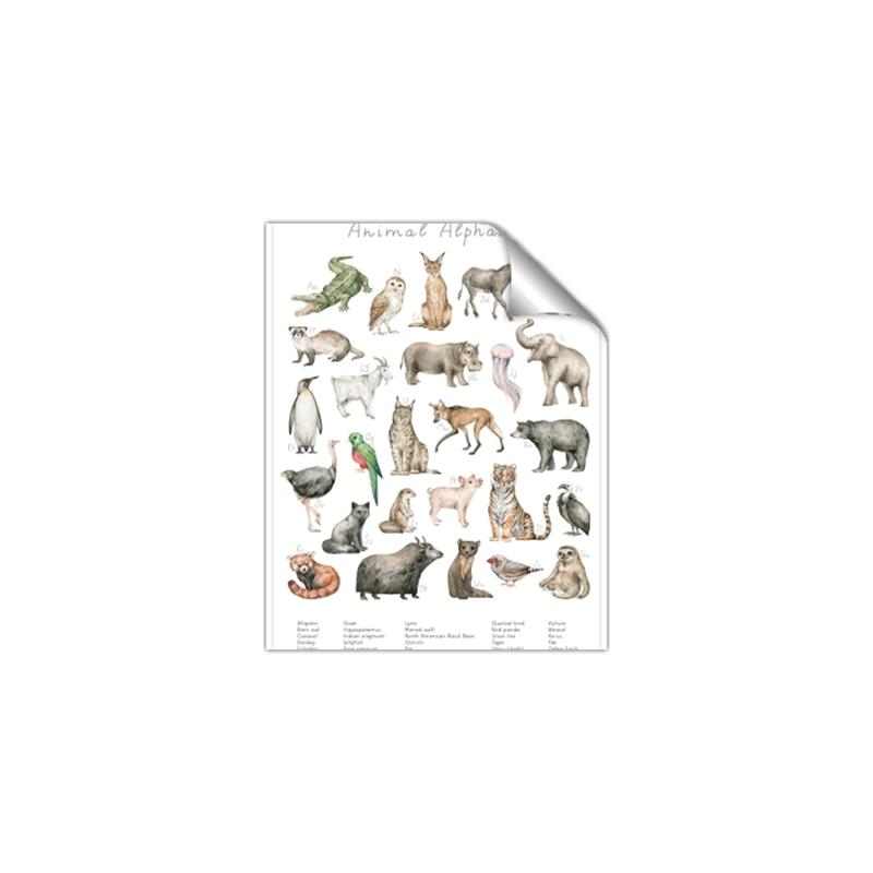 Picture of African wild animals II _GroupedProduct_Rectangle_Portrait_Mini_ _GroupedProduct_Rectangle_Portrait_Unframed_Print_Only_