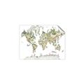 Picture of World Map with Animals CC _GroupedProduct_Rectangle_Landscape_Mini_ _GroupedProduct_Rectangle_Landscape_Unframed_Print_Only_