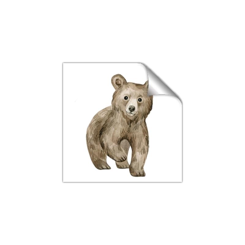 Picture of Forest Bear _GroupedProduct_Square_Mini_ _GroupedProduct_Square_Unframed_Print_Only_