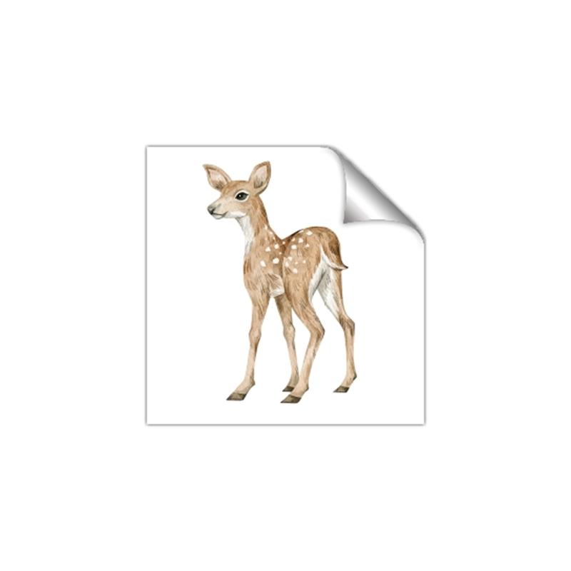 Picture of Forest Deer _GroupedProduct_Square_Mini_ _GroupedProduct_Square_Unframed_Print_Only_