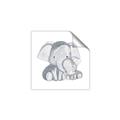 Picture of Mother and baby elephant _GroupedProduct_Square_Mini_ _GroupedProduct_Square_Unframed_Print_Only_