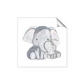 Picture of Mother and baby elephant _GroupedProduct_Square_Mini_ _GroupedProduct_Square_Unframed_Print_Only_