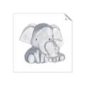 Picture of Mother and baby elephant _GroupedProduct_Square_Mini_ _GroupedProduct_Square_Unframed_Print_Only_
