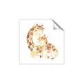 Picture of Mother and baby Giraffe _GroupedProduct_Square_Mini_ _GroupedProduct_Square_Unframed_Print_Only_