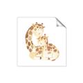 Picture of Mother and baby Giraffe _GroupedProduct_Square_Mini_ _GroupedProduct_Square_Unframed_Print_Only_