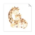Picture of Mother and baby Giraffe _GroupedProduct_Square_Mini_ _GroupedProduct_Square_Unframed_Print_Only_