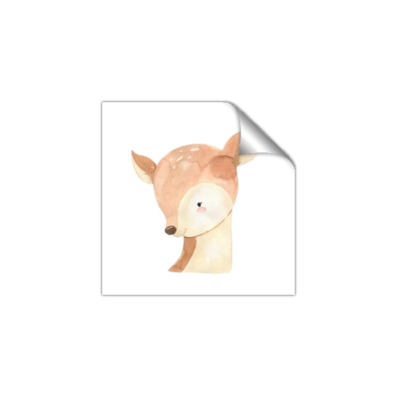Picture of Deer Face _GroupedProduct_Square_Mini_ _GroupedProduct_Square_Unframed_Print_Only_