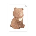 Picture of Woodland animals Bear _GroupedProduct_Rectangle_Portrait_Mini_ _GroupedProduct_Rectangle_Portrait_Unframed_Print_Only_