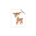 Picture of Woodland animals Deer _GroupedProduct_Rectangle_Portrait_Mini_ _GroupedProduct_Rectangle_Portrait_Unframed_Print_Only_