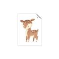 Picture of Woodland animals Deer _GroupedProduct_Rectangle_Portrait_Mini_ _GroupedProduct_Rectangle_Portrait_Unframed_Print_Only_