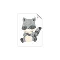 Picture of Woodland animals Raccoon _GroupedProduct_Rectangle_Portrait_Mini_ _GroupedProduct_Rectangle_Portrait_Unframed_Print_Only_
