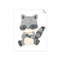 Picture of Woodland animals Raccoon _GroupedProduct_Rectangle_Portrait_Mini_ _GroupedProduct_Rectangle_Portrait_Unframed_Print_Only_
