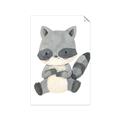 Picture of Woodland animals Raccoon _GroupedProduct_Rectangle_Portrait_Mini_ _GroupedProduct_Rectangle_Portrait_Unframed_Print_Only_