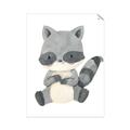 Picture of Woodland animals Raccoon _GroupedProduct_Rectangle_Portrait_Mini_ _GroupedProduct_Rectangle_Portrait_Unframed_Print_Only_