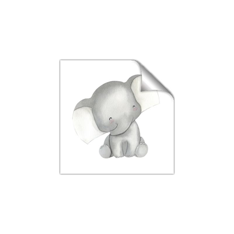 Picture of Lovely Elephant _GroupedProduct_Square_Mini_ _GroupedProduct_Square_Unframed_Print_Only_