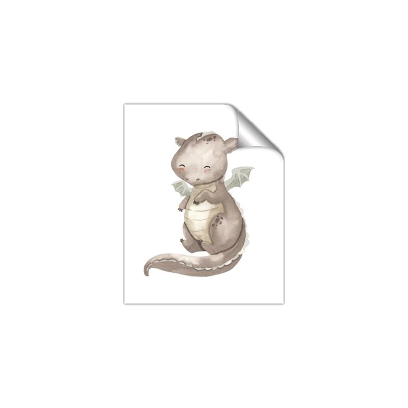 Picture of Adorable Flying Dragon II _GroupedProduct_Rectangle_Portrait_Mini_ _GroupedProduct_Rectangle_Portrait_Unframed_Print_Only_