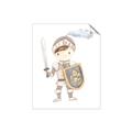 Picture of knight illustration for kids I _GroupedProduct_Rectangle_Portrait_Mini_ _GroupedProduct_Rectangle_Portrait_Unframed_Print_Only_