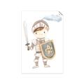 Picture of knight illustration for kids I _GroupedProduct_Rectangle_Portrait_Mini_ _GroupedProduct_Rectangle_Portrait_Unframed_Print_Only_