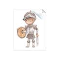 Picture of knight illustration for kids II _GroupedProduct_Rectangle_Portrait_Mini_ _GroupedProduct_Rectangle_Portrait_Unframed_Print_Only_