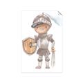 Picture of knight illustration for kids II _GroupedProduct_Rectangle_Portrait_Mini_ _GroupedProduct_Rectangle_Portrait_Unframed_Print_Only_