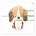 Picture of Beagle _GroupedProduct_Square_Mini_ _GroupedProduct_Square_Unframed_Print_Only_