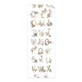 Picture of Woodland animals Alphabet _GroupedProduct_Panel_Portrait_Mini_ _GroupedProduct_Panel_Portrait_Unframed_Print_Only_