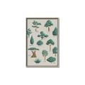 Picture of Trees Chart _GroupedProduct_Rectangle_Portrait_Mini_ _GroupedProduct_Rectangle_Portrait_Canvas_Framed_