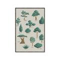 Picture of Trees Chart _GroupedProduct_Rectangle_Portrait_Mini_ _GroupedProduct_Rectangle_Portrait_Canvas_Framed_