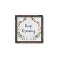 Picture of Keep Growing _GroupedProduct_Square_Mini_ _GroupedProduct_Square_Canvas_Framed_