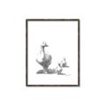Picture of Duck and Chicks _GroupedProduct_Rectangle_Portrait_Mini_ _GroupedProduct_Rectangle_Portrait_Canvas_Framed_