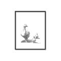 Picture of Duck and Chicks _GroupedProduct_Rectangle_Portrait_Mini_ _GroupedProduct_Rectangle_Portrait_Canvas_Framed_