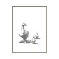 Picture of Duck and Chicks _GroupedProduct_Rectangle_Portrait_Mini_ _GroupedProduct_Rectangle_Portrait_Canvas_Framed_
