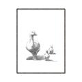 Picture of Duck and Chicks _GroupedProduct_Rectangle_Portrait_Mini_ _GroupedProduct_Rectangle_Portrait_Canvas_Framed_