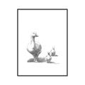Picture of Duck and Chicks _GroupedProduct_Rectangle_Portrait_Mini_ _GroupedProduct_Rectangle_Portrait_Canvas_Framed_