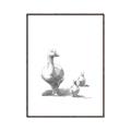 Picture of Duck and Chicks _GroupedProduct_Rectangle_Portrait_Mini_ _GroupedProduct_Rectangle_Portrait_Canvas_Framed_