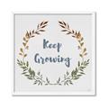 Picture of Keep Growing _GroupedProduct_Square_Mini_ _GroupedProduct_Square_Framed_Matted_