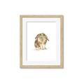 Picture of Shy Bunnies _GroupedProduct_Rectangle_Portrait_Mini_ _GroupedProduct_Rectangle_Portrait_Framed_Matted_