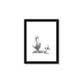 Picture of Duck and Chicks _GroupedProduct_Rectangle_Portrait_Mini_ _GroupedProduct_Rectangle_Portrait_Framed_Matted_
