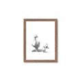 Picture of Duck and Chicks _GroupedProduct_Rectangle_Portrait_Mini_ _GroupedProduct_Rectangle_Portrait_Framed_Matted_