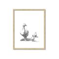 Picture of Duck and Chicks _GroupedProduct_Rectangle_Portrait_Mini_ _GroupedProduct_Rectangle_Portrait_Framed_Matted_