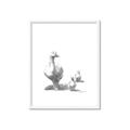 Picture of Duck and Chicks _GroupedProduct_Rectangle_Portrait_Mini_ _GroupedProduct_Rectangle_Portrait_Framed_Matted_