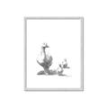 Picture of Duck and Chicks _GroupedProduct_Rectangle_Portrait_Mini_ _GroupedProduct_Rectangle_Portrait_Framed_Matted_