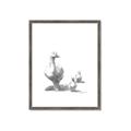 Picture of Duck and Chicks _GroupedProduct_Rectangle_Portrait_Mini_ _GroupedProduct_Rectangle_Portrait_Framed_Matted_