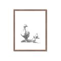 Picture of Duck and Chicks _GroupedProduct_Rectangle_Portrait_Mini_ _GroupedProduct_Rectangle_Portrait_Framed_Matted_