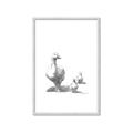 Picture of Duck and Chicks _GroupedProduct_Rectangle_Portrait_Mini_ _GroupedProduct_Rectangle_Portrait_Framed_Matted_