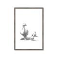 Picture of Duck and Chicks _GroupedProduct_Rectangle_Portrait_Mini_ _GroupedProduct_Rectangle_Portrait_Framed_Matted_