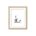 Picture of Duck and Chicks _GroupedProduct_Rectangle_Portrait_Mini_ _GroupedProduct_Rectangle_Portrait_Framed_Matted_