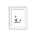 Picture of Duck and Chicks _GroupedProduct_Rectangle_Portrait_Mini_ _GroupedProduct_Rectangle_Portrait_Framed_Matted_