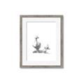 Picture of Duck and Chicks _GroupedProduct_Rectangle_Portrait_Mini_ _GroupedProduct_Rectangle_Portrait_Framed_Matted_