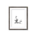 Picture of Duck and Chicks _GroupedProduct_Rectangle_Portrait_Mini_ _GroupedProduct_Rectangle_Portrait_Framed_Matted_